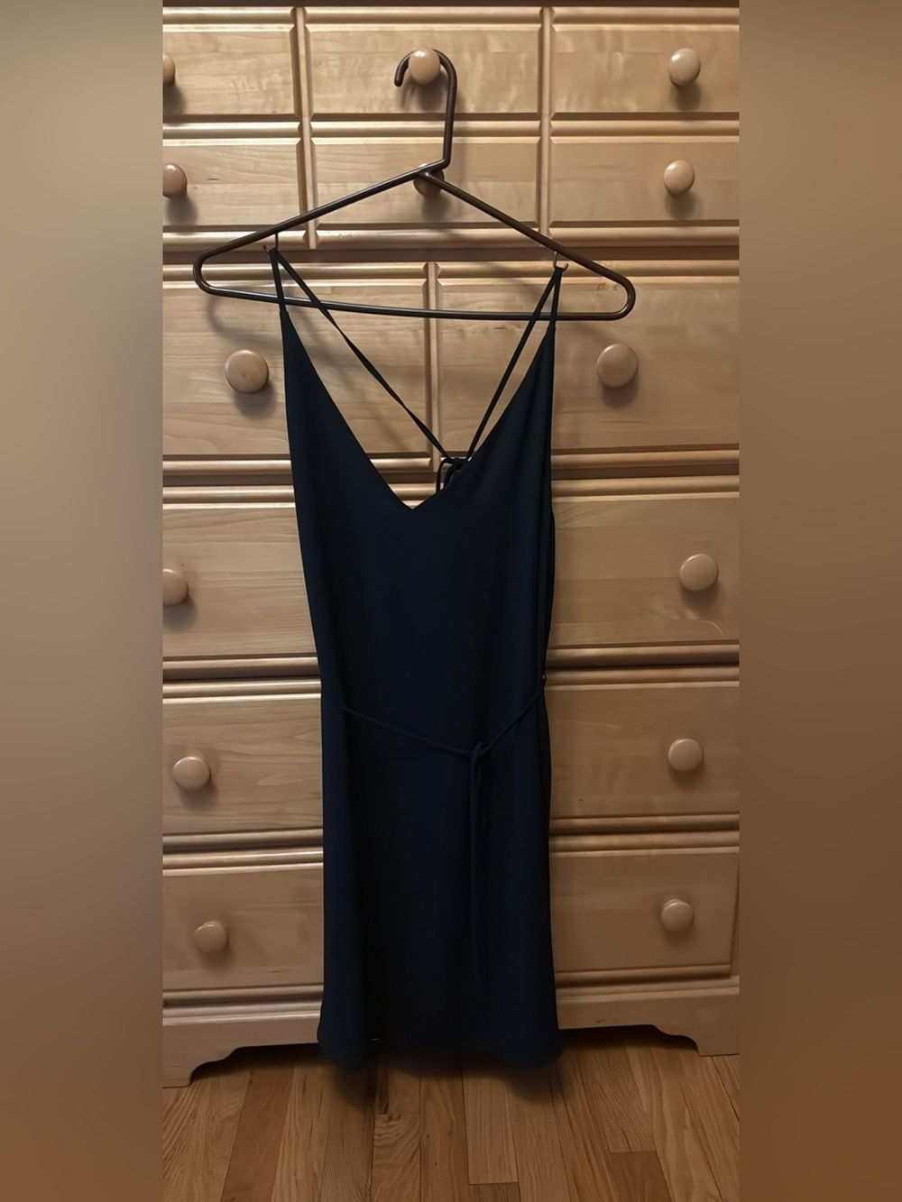 Classic Black Slip Dress with Adjustable Straps